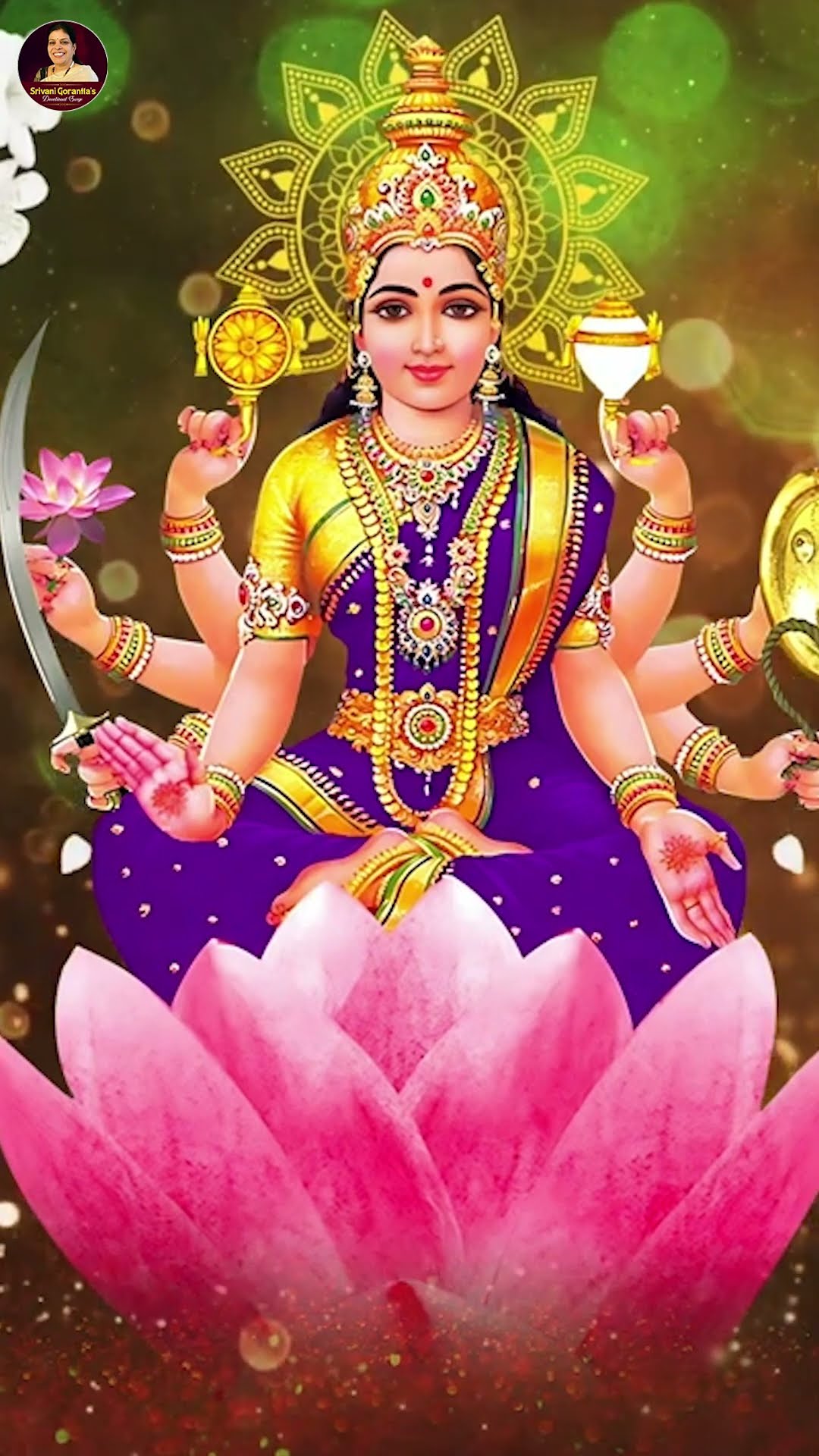 Astalakshmi Sthotram | Lakshmi Devi Stotram | Latest Devotional Videos | #Ytshorts | SrivaniGorantla
